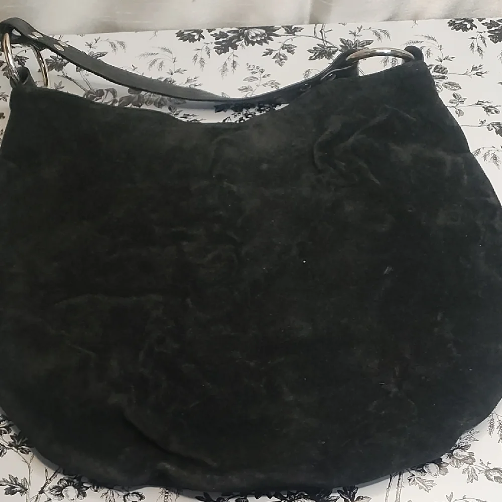 Black and Red Skull Embellished Shoulder‎ Bag 13X15
